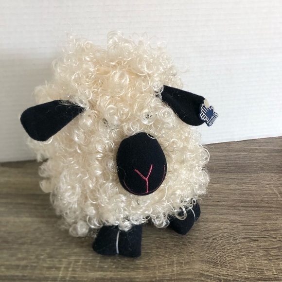 Vtg Applause Black and White Sheep Plush - Picture 2 of 12